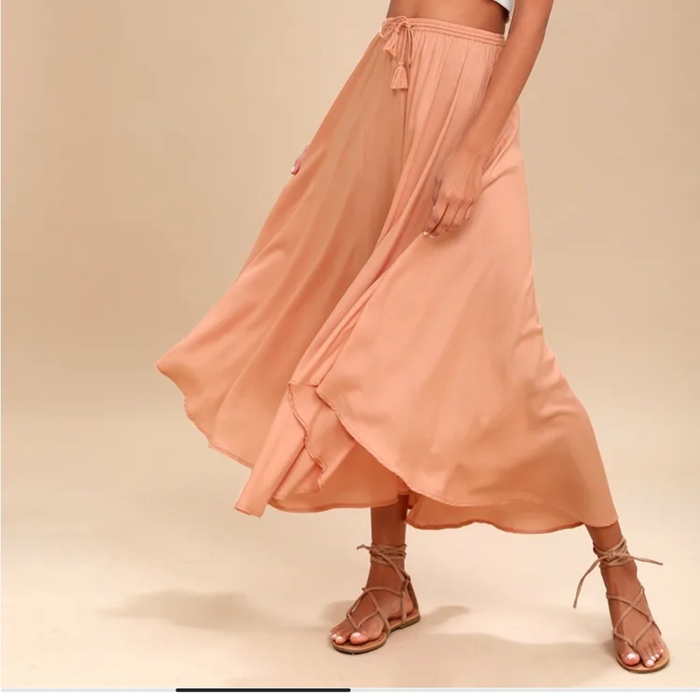 Samoa Blush Midi Skirt